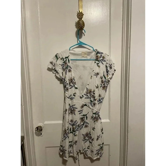 Harper Heritage Women’s Size Medium White Floral Dress - Picture 1 of 9